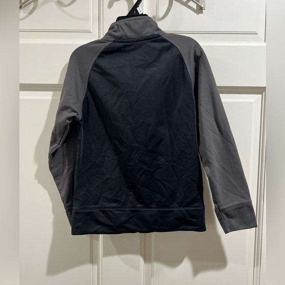 Under Armour light full zip jacket size 5. Black/ gray/yellow - Picture 4 of 5